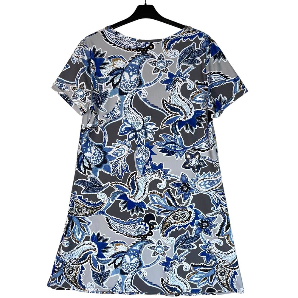 Aryeh Dress Paisley Shift - Picture 2 of 5